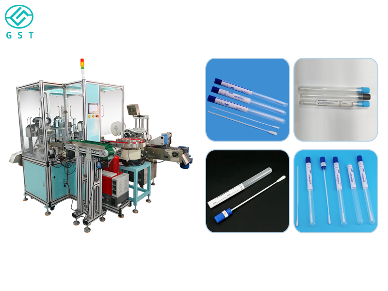 Automatic assembly machine-disposable sterile sampling swab automatic assembly machine