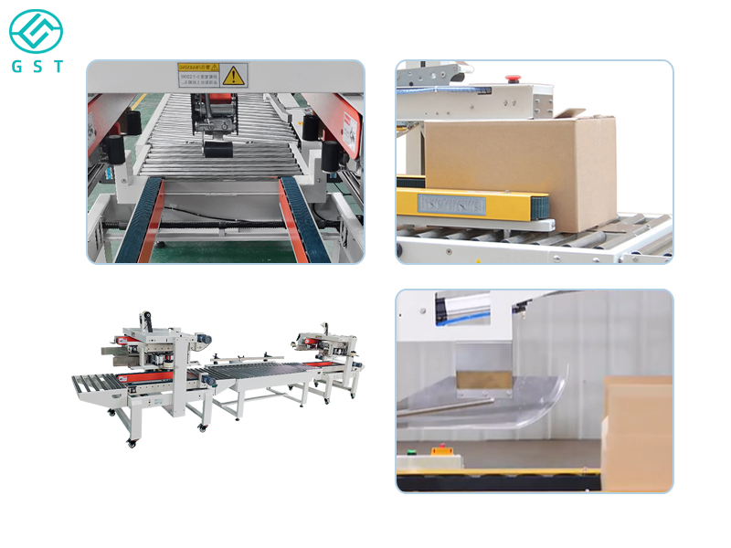 Automatic carton sealing machine | Intelligent carton sealing and packaging equipment | Fully automatic upper and lower carton sealing production equipment