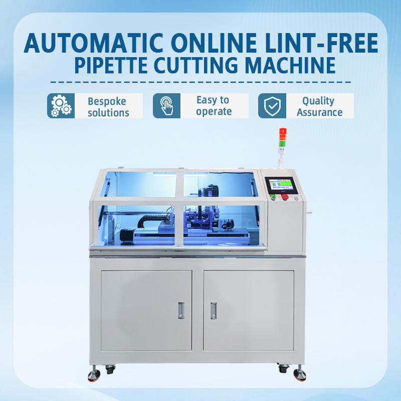 Automatic Chip-Free Ring-Cutting Machine for Pipettes | Auto
