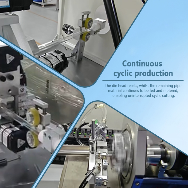 Automatic Chip-Free Ring-Cutting Machine for Pipettes | Automatic Chip-Free Ring-Cutting Equipment for Pipettes | Precision Cutting Machine for Laboratory Consumables