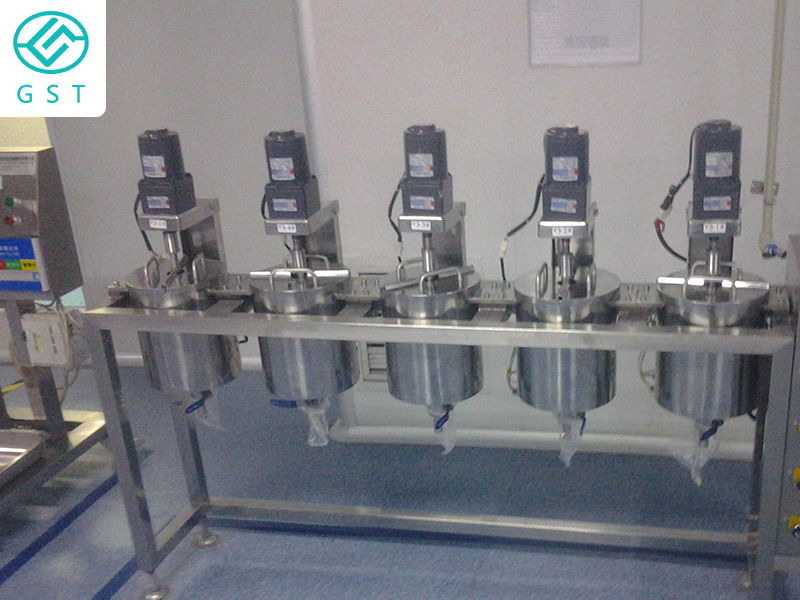 Operation method of automatic filling machine