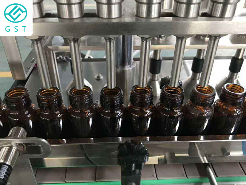 Glass bottle beverage automatic filling machine