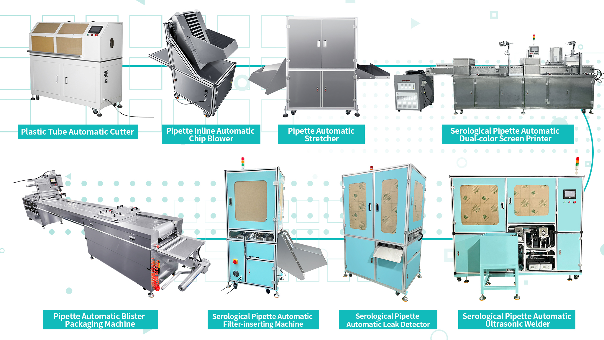 Medical laboratory biological consumables syringe automatic blister packaging machine