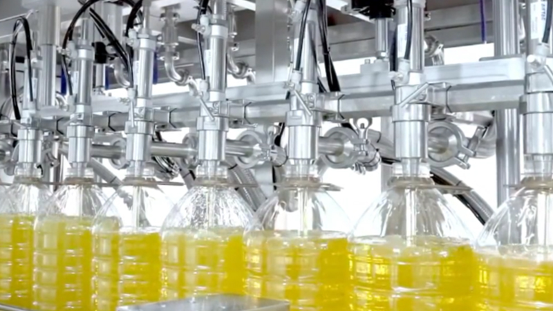 Edible oil liquid filling machine working principle and application scene