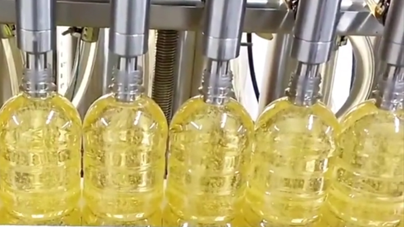 Edible oil liquid filling machine working principle and application scene