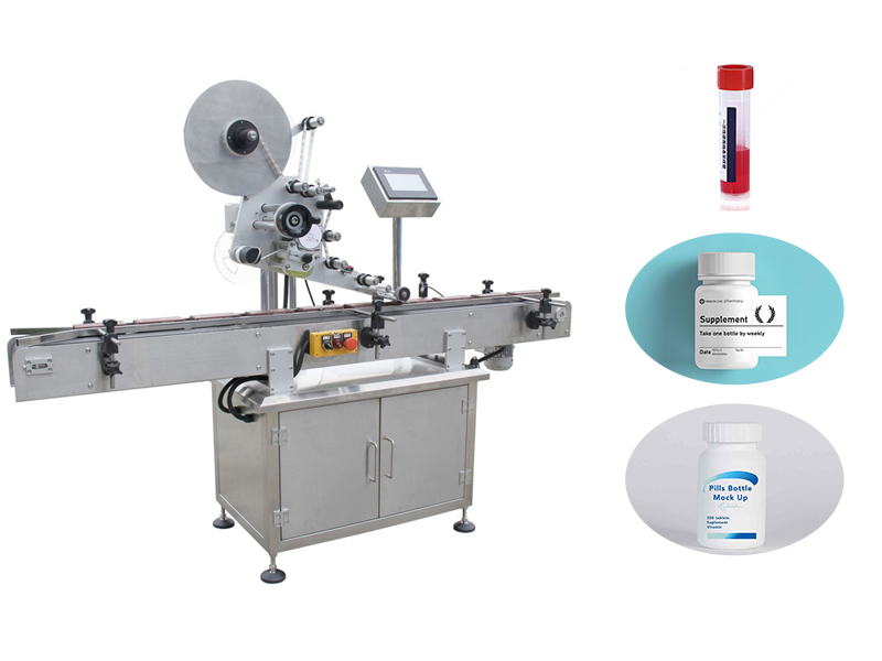Bottle-shaped products automatic labeling machine rotary labeling machine