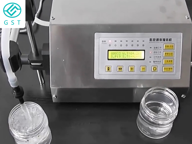 Semi-automatic liquid filling machine paste liquid filling equipment