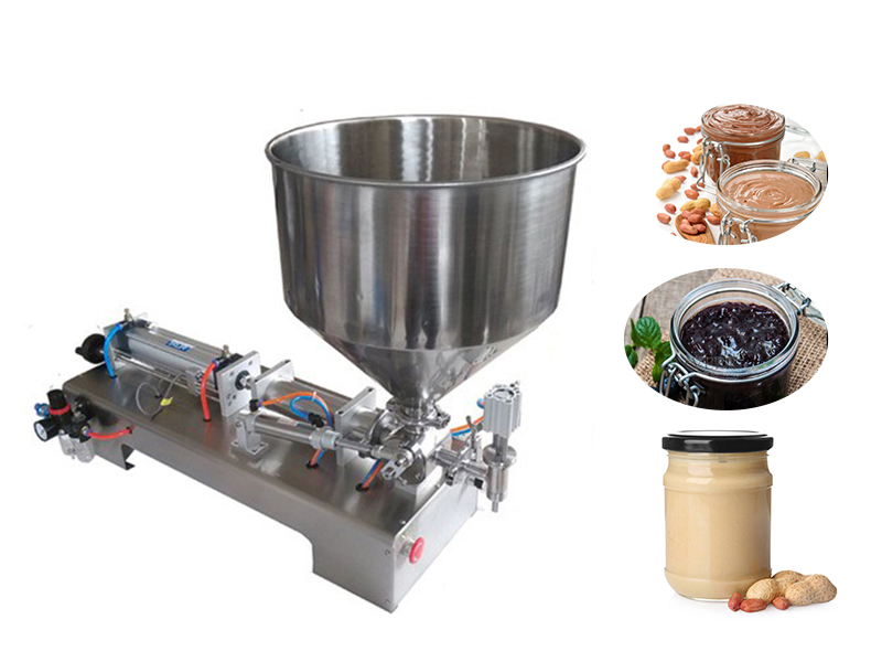Semi-automatic paste filling machine paste liquid filling equipment