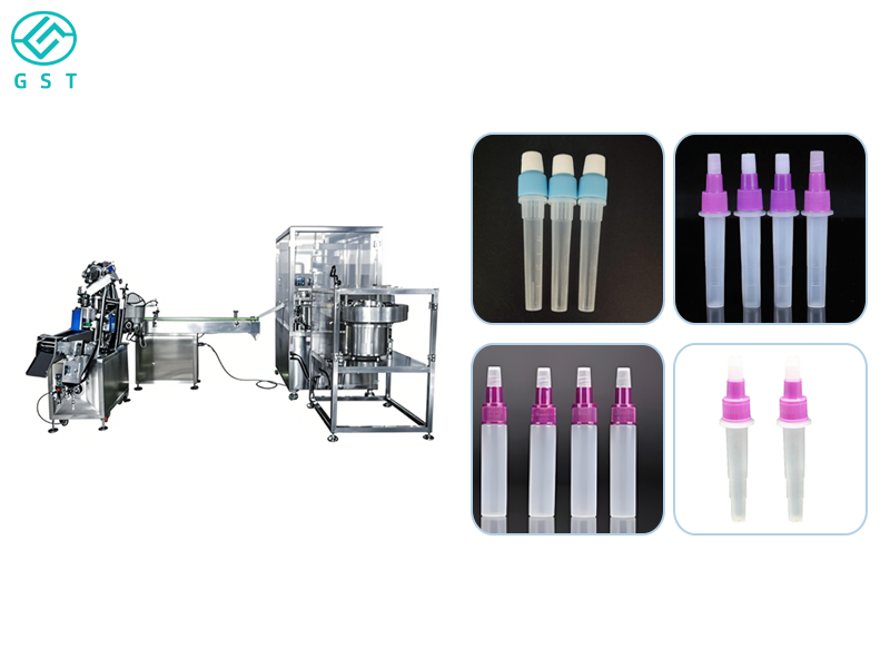 Antigen reagent automatic filling and capping production lin