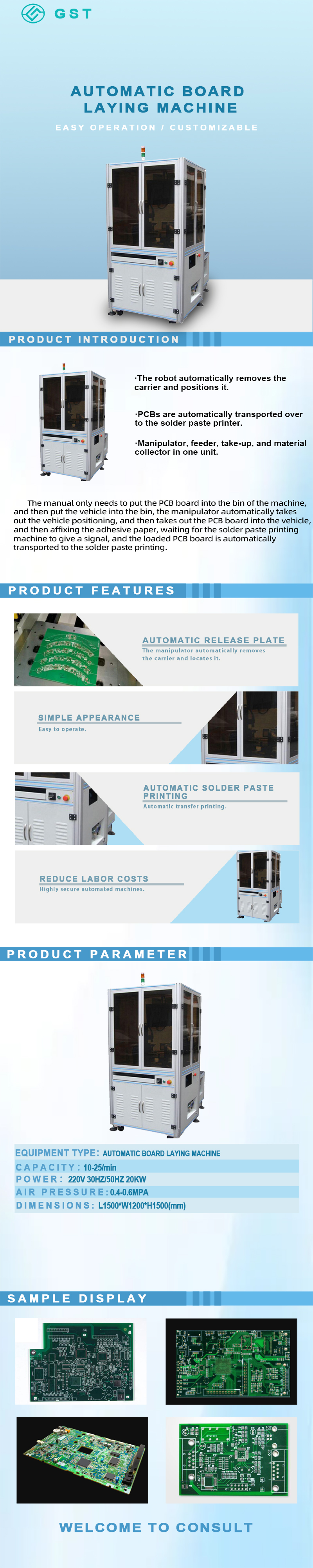 Automatic circuit board placement machine | SMT patch line high-precision PCB intelligent automatic feeding and loading machine Automatic circuit board placement machine | SMT patch line high-precision PCB intelligent automatic feeding and loading machine