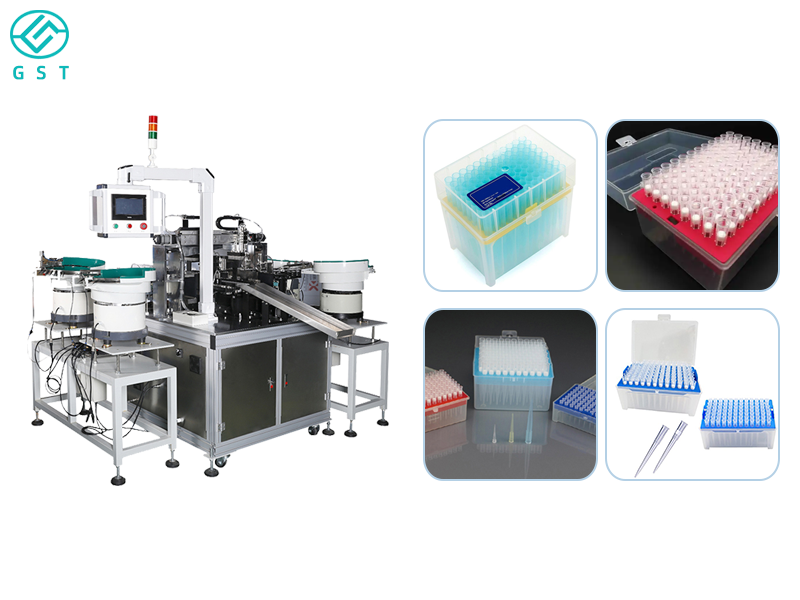 Automatic cartoning machine for pipette tips and reaction cups | Efficient and fully automatic cartoning solution for laboratory consumables
