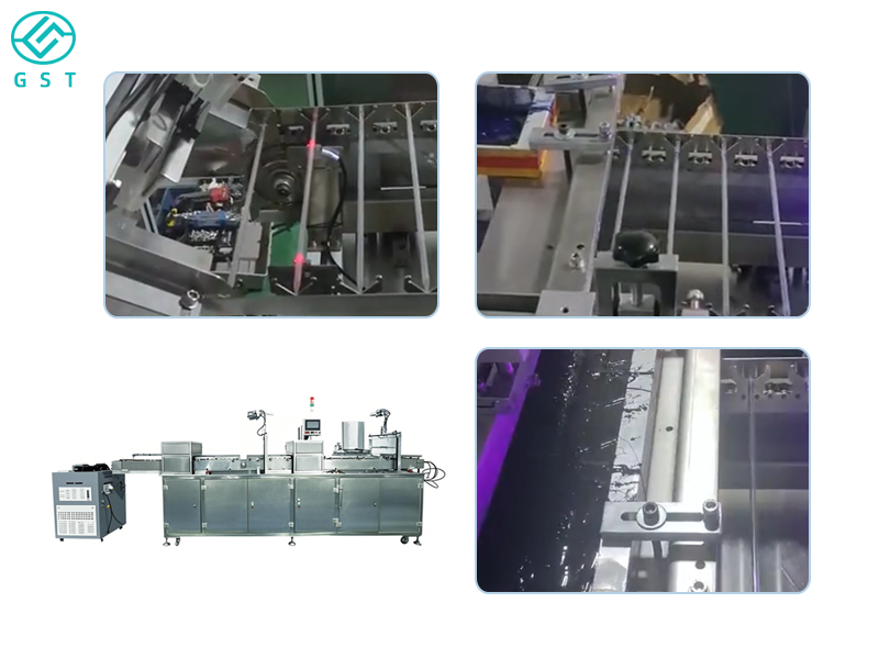 Automatic two-color screen printer for pipettes | Curved surface printing equipment for laboratory consumables | High-precision automated screen printing system