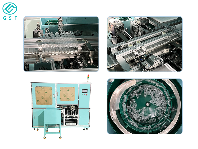 Automatic ultrasonic welding machine for pipettes | High-precision automated welding equipment for laboratory consumables