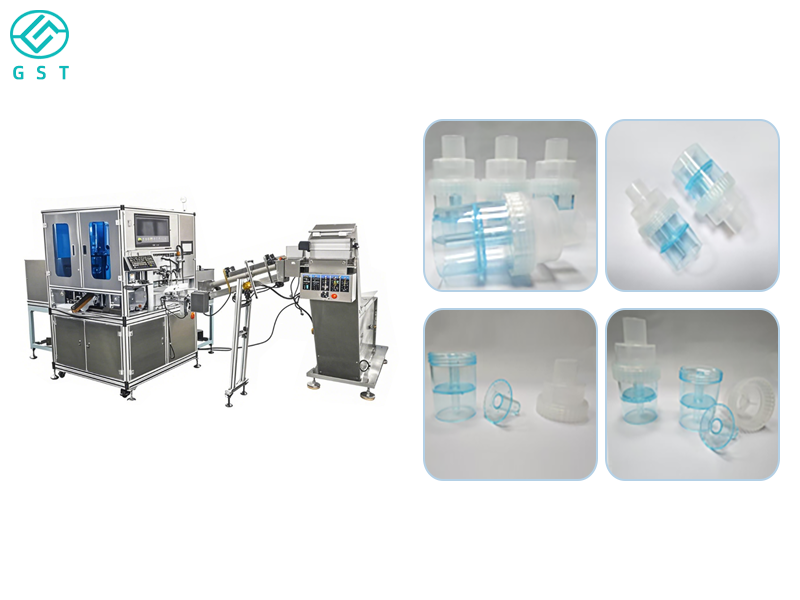 Automatic assembly machine for atomizer can filters | Automated production equipment for atomizer can filters for medical consumables