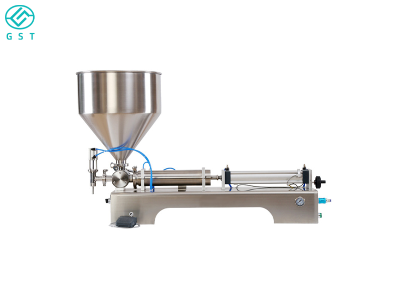 Semi-automatic paste filling machine | Quantitative filling equipment for high-viscosity materials | Stainless steel precision filling machine