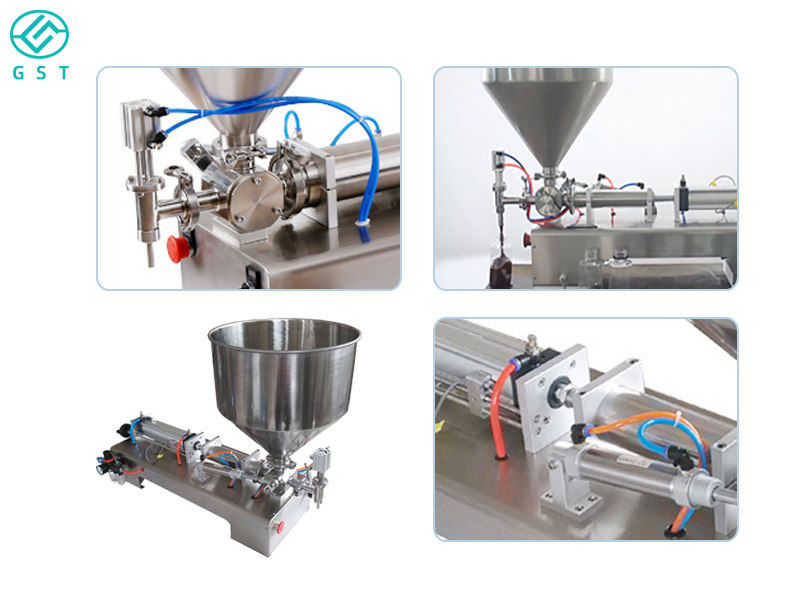 Semi-automatic paste filling machine | Quantitative filling equipment for high-viscosity materials | Stainless steel precision filling machine