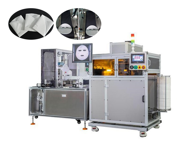 Automatic Facial Mask Folding Machine | Fully Automated Facial Mask Folding Equipment | Intelligent Skincare Product Packaging Production Line Equipment