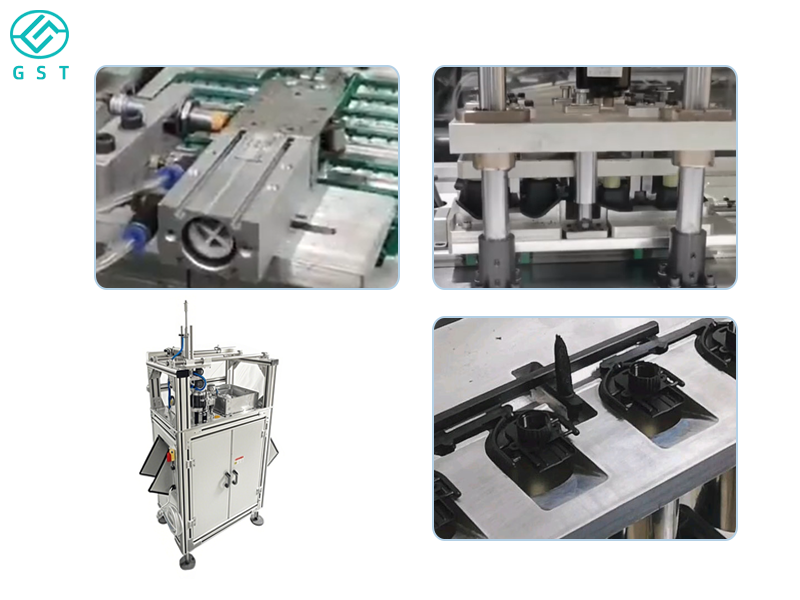 Automatic water notch cutting machine for injection molded parts | Automatic water notch removal solution for plastic products