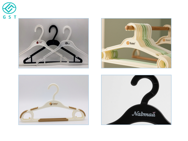 Automatic pad printing and hot stamping machine for hangers | Automatic equipment for hangers with LOGO pad printing and hot stamping