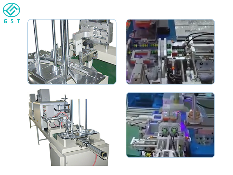 Automatic pad printing and hot stamping machine for hangers | Automatic equipment for hangers with LOGO pad printing and hot stamping