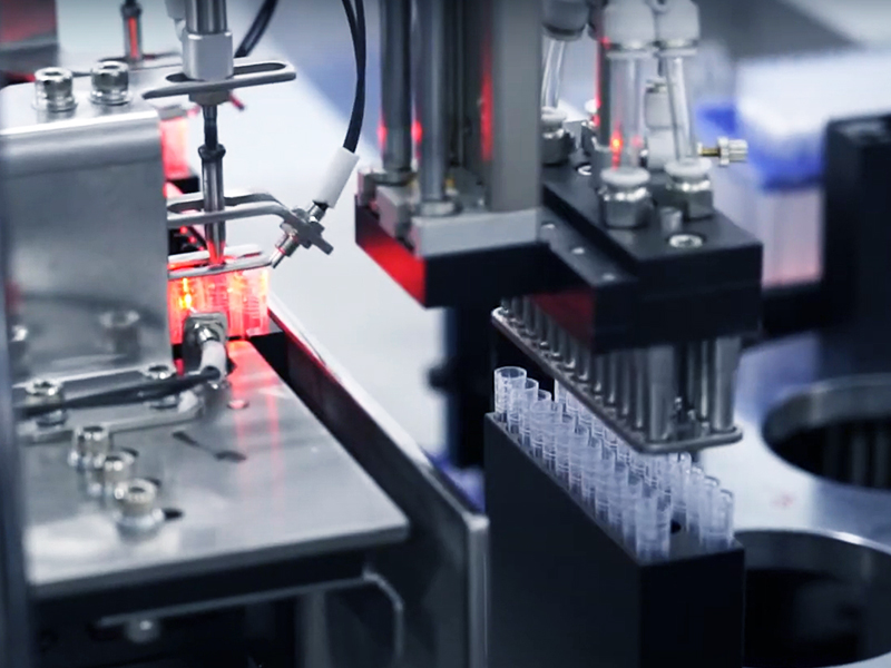 Biological Laboratory Consumables Extraction Tubes Automatic Capping and Assembling Machine