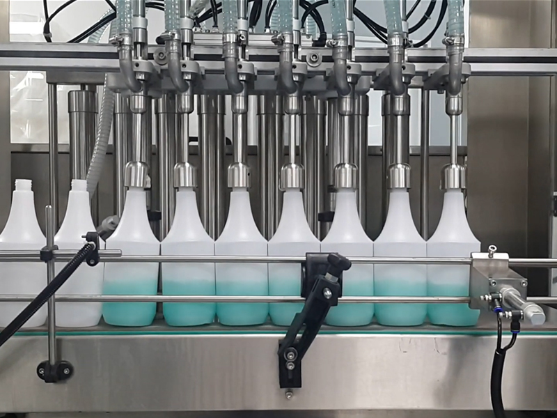 Liquid Automatic Weighing and Quantifying Precision Seven-Head Filling Production Line