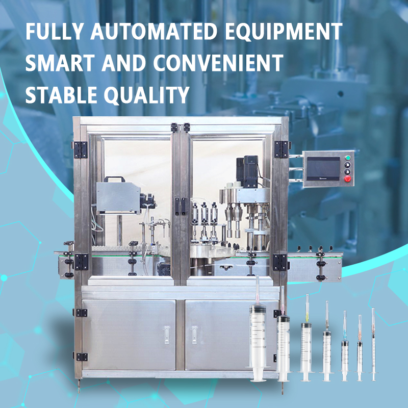 Automatic Syringe Filling Machine | Fully Automatic Medical Syringe Filling Equipment | Automation Equipment for Medical Consumables