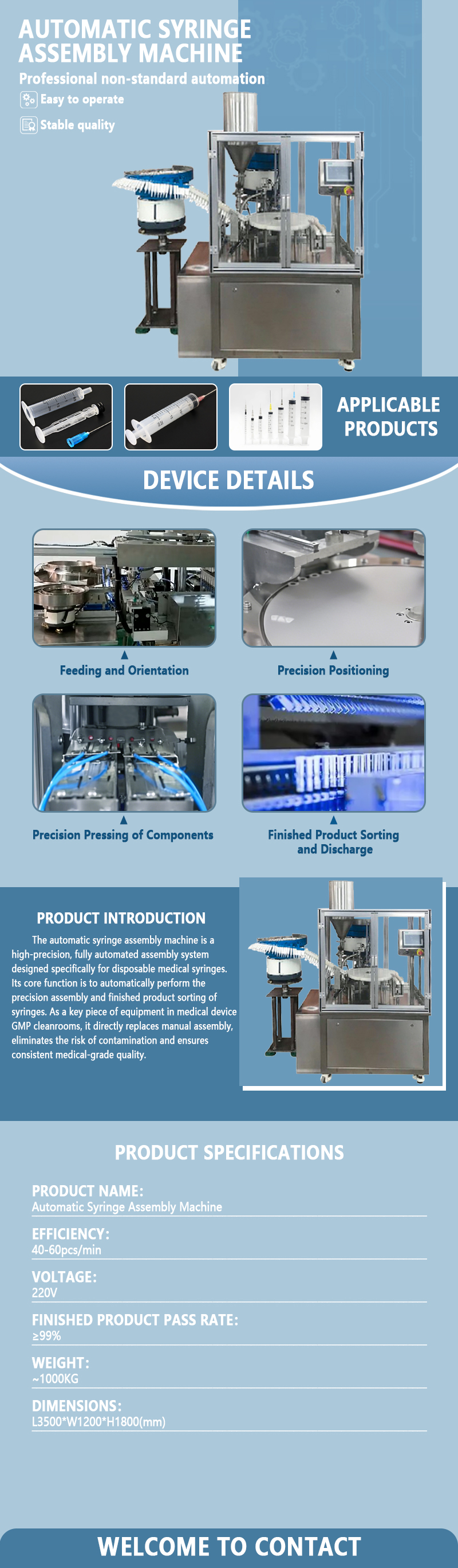 Automatic Syringe Assembly Machine | Fully Automatic Medical Syringe Assembly Equipment | Automatic Disposable Syringe Production Line Automatic Syringe Assembly Machine | Fully Automatic Medical Syringe Assembly Equipment | Automatic Disposable Syringe Production Line