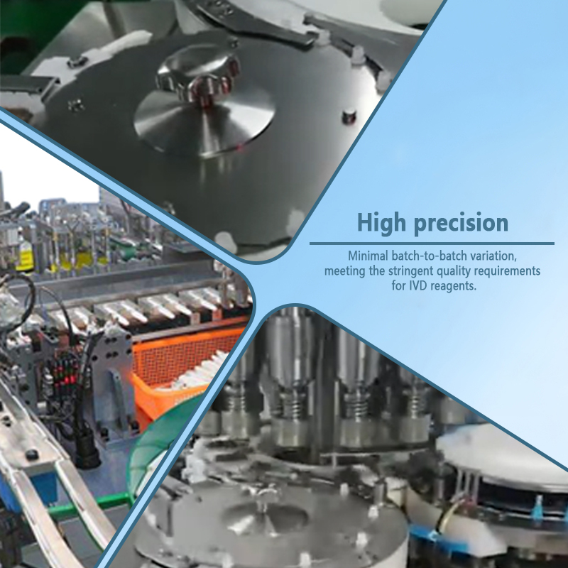 Automatic Filling and Capping Production Line for Antigen Reagents | Fully Automatic Quantitative Filling and Capping Equipment for IVD Diagnostic Reagents