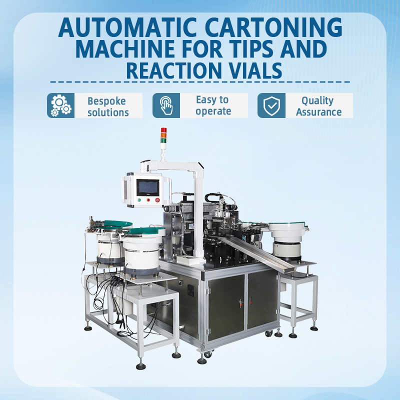 Automatic Boxing Machine for Pipette Tips and Reaction Cups 