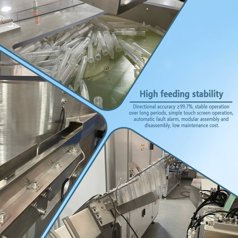 Automatic Centrifuge Tube Feeder | Fully Automatic Centrifuge Tube Feeding Equipment | Intelligent Centrifuge Tube Feeding Machine for Medical Use