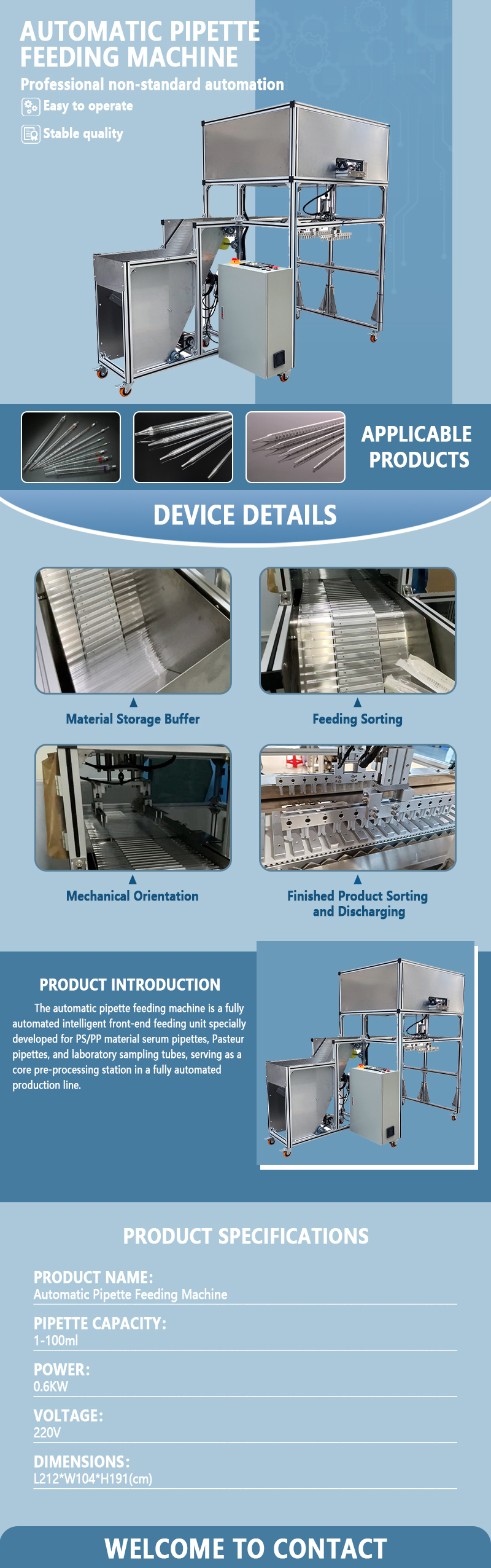 Automatic Pipette Loader | Fully Automatic Pipette Feeding Equipment | Intelligent Feeding System | Automation Equipment for Laboratory Consumables Automatic Pipette Loader | Fully Automatic Pipette Feeding Equipment | Intelligent Feeding System | Automation Equipment for Laboratory Consumables