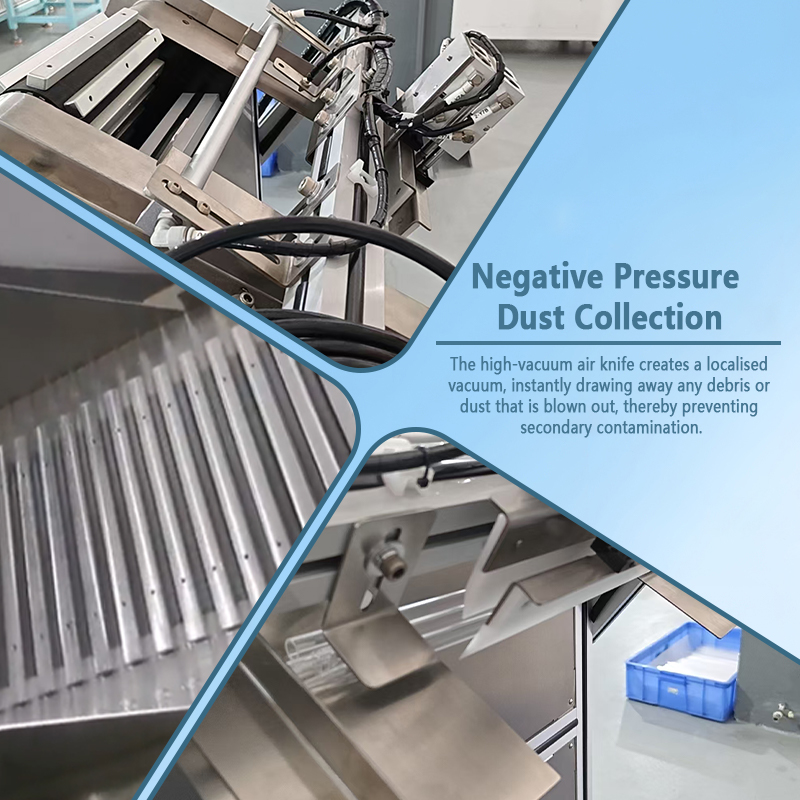Automatic Pipette Debris-Blowing Machine | Fully Automatic Pipette Debris Removal Equipment | Debris Removal and Air-Purging Equipment for Laboratory Consumables