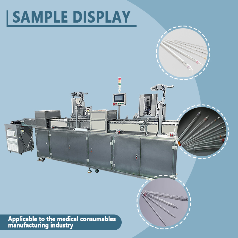 Automatic Pipette Screen Printing Machine | Fully Automatic Pipette Screen Printing Equipment | Automatic Printing Machine for Laboratory Consumables