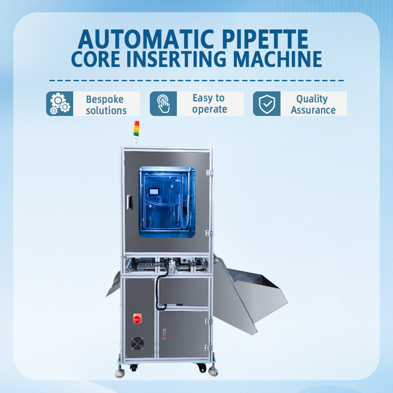 Automatic Pipette Filter-Inserting Machine | Fully Automatic Pipette Filter-Loading Equipment | Automated Filter-Inserting Equipment for Laboratory Consumables
