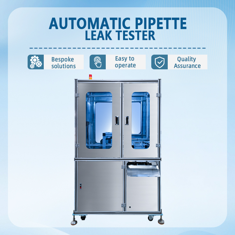 Automatic Pipette Leak Tester | Fully Automatic Pipette Airtightness Testing Equipment | Automated Leak Detection Machine for Laboratory Consumables