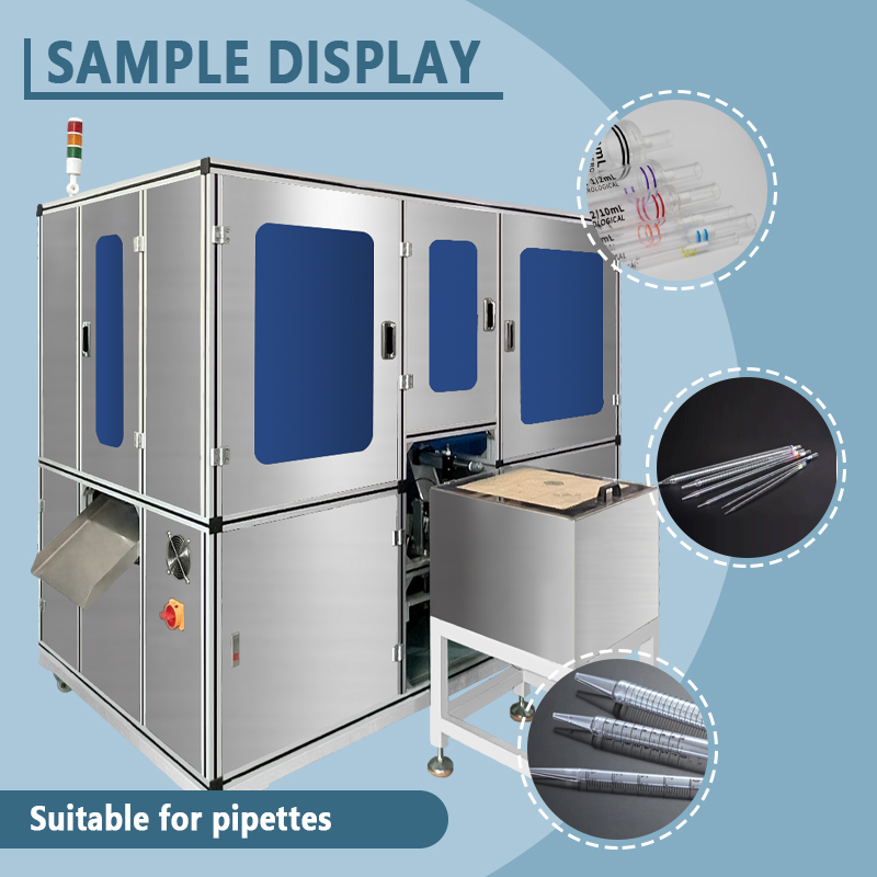 Automatic Ultrasonic Welding Machine for Pipettes | Fully Automatic Ultrasonic Welding Equipment for Pipettes | Automatic Welding Equipment for Laboratory Consumables