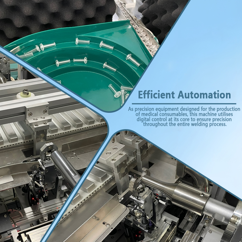 Automatic Ultrasonic Welding Machine for Pipettes | Fully Automatic Ultrasonic Welding Equipment for Pipettes | Automatic Welding Equipment for Laboratory Consumables