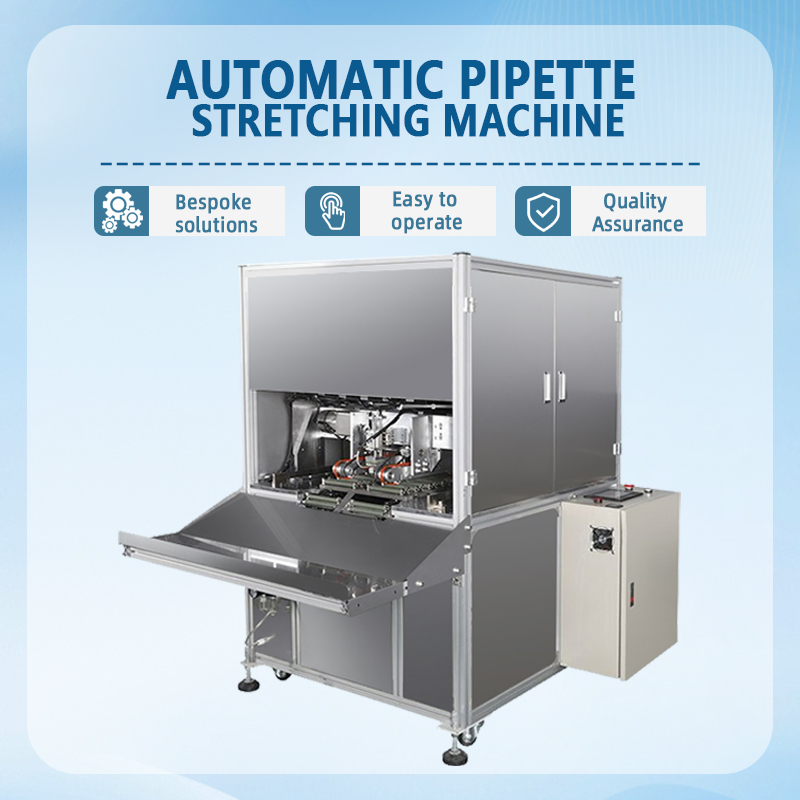 Automatic Pipette Drawing and Forming Machine | Fully Automatic Pipette Drawing and Forming Equipment | Automated Production Line for Laboratory Consumables