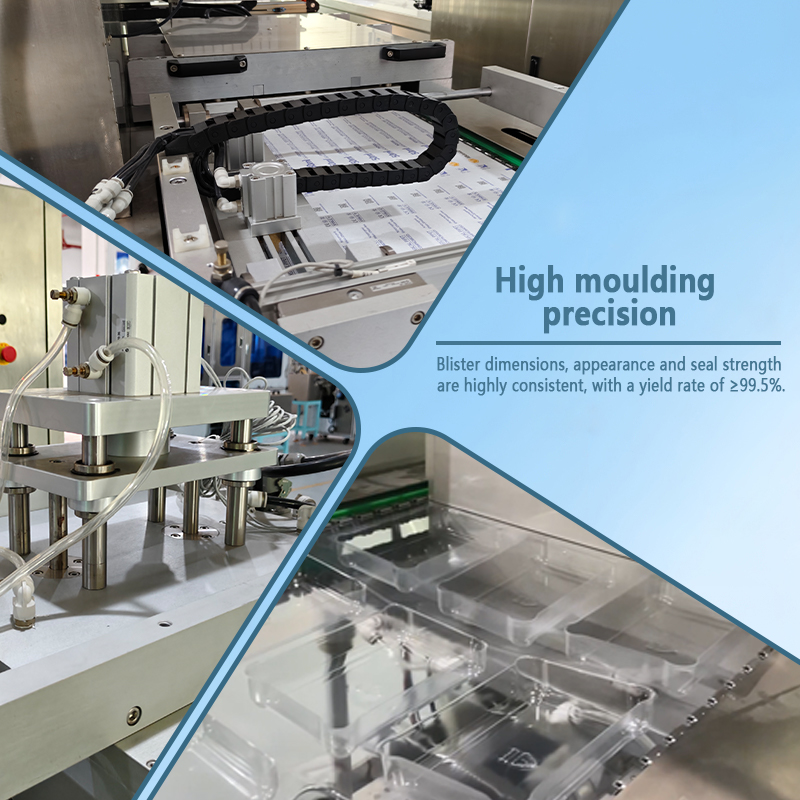 Automatic Blister Packaging Machine for Pipettes | Fully Automatic Blister Sealing Equipment for Laboratory Consumables | Pipette Packaging Production Line