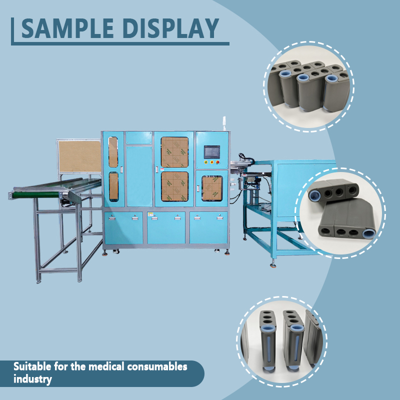 Automated Assembly and Leak Testing Machine for Reagent Kits | Fully Automated IVD Reagent Kit Assembly and Airtightness Testing Equipment