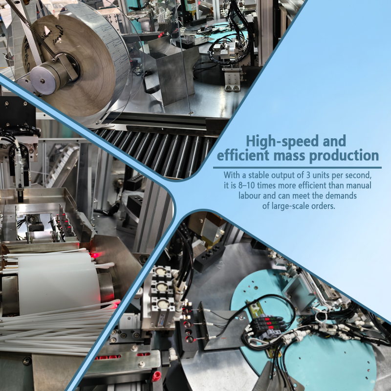 Automatic Assembly Machine for Disposable Medical Swabs | Fully Automatic Sampling Swab Assembly Equipment | Automated Throat Swab Assembly Production Line
