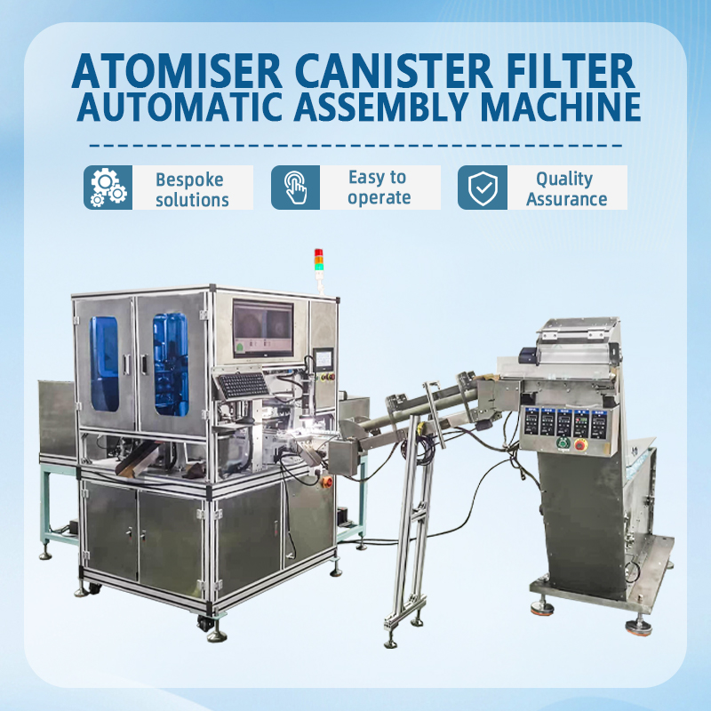 Automatic Assembly Machine for Atomizer Canister Filters | F