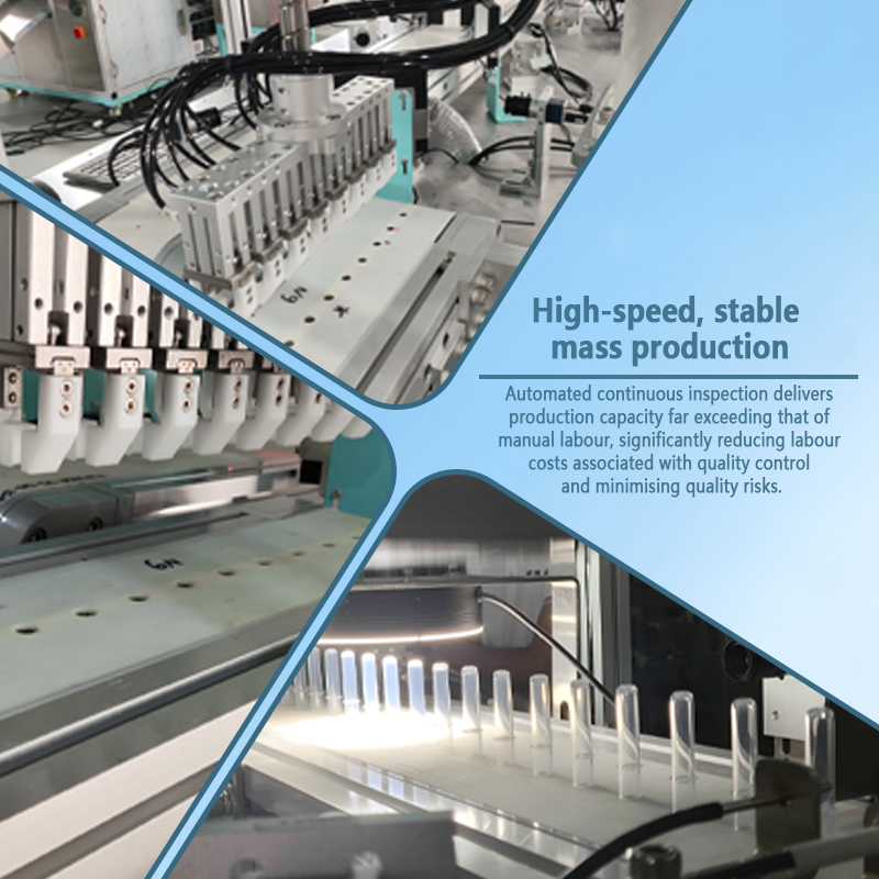 Reaction Cup Automatic Vision Inspection Machine | Fully Automatic Vision Inspection Equipment for IVD Reaction Cup Appearance and Dimensions