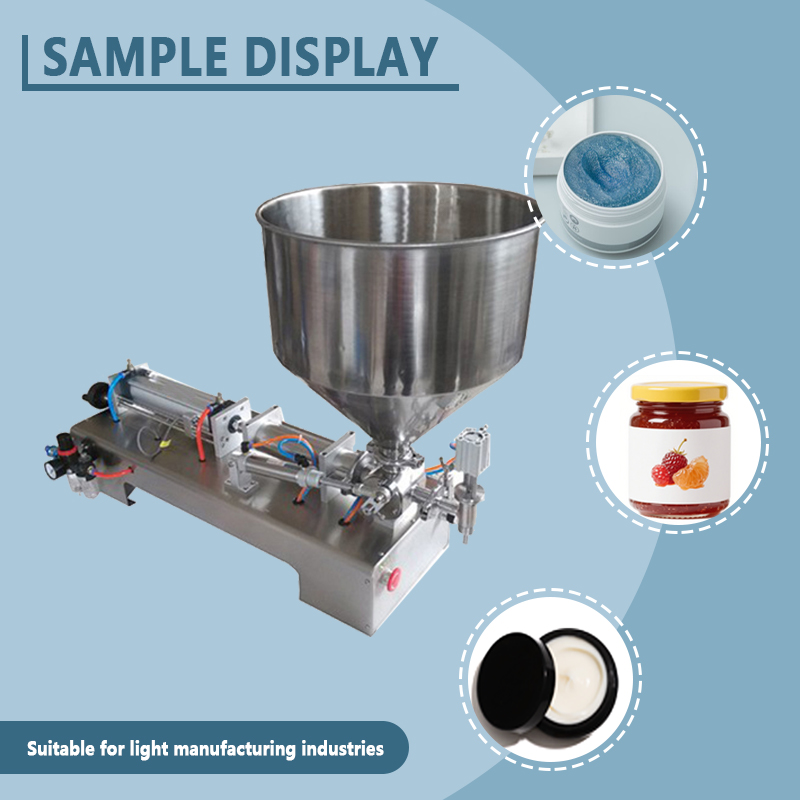 Semi-automatic paste filling machine | High-precision quantitative filling equipment for paste materials | Supports non-standard customization