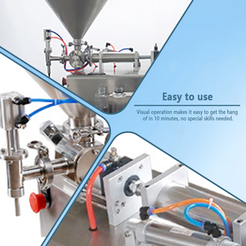 Semi-automatic paste filling machine | High-precision quantitative filling equipment for paste materials | Supports non-standard customization