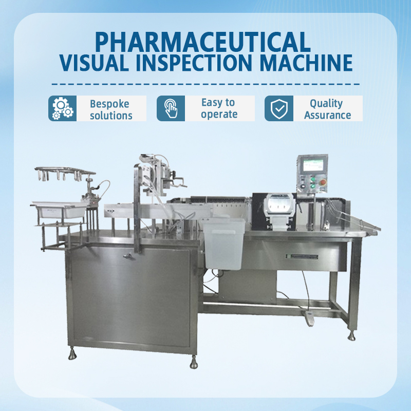 Automatic Pharmaceutical Inspection Machine | Visual Inspection Equipment for Foreign Particles in Liquid Medication | Automatic Inspection Equipment for Vials and Ampoules