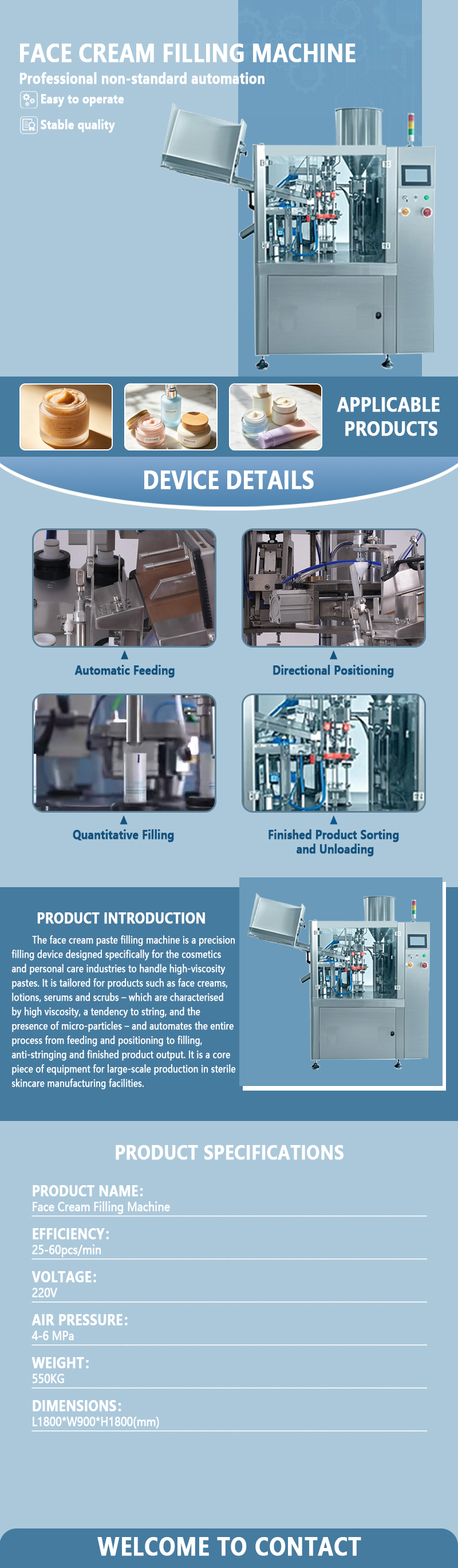 Automatic Paste Filling Machine | Fully Automatic Quantitative Filling Equipment for Paste Materials | Supports Non-Standard Customization Automatic Paste Filling Machine | Fully Automatic Quantitative Filling Equipment for Paste Materials | Supports Non-Standard Customization