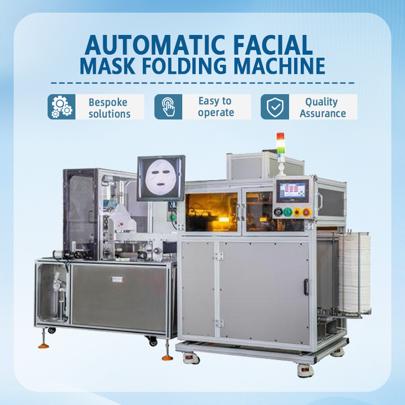 Automatic Facial Mask Folding Machine | Fully Automatic Facial Mask Folding Equipment | Automatic Non-woven Facial Mask Folding Production Line | Customization Available