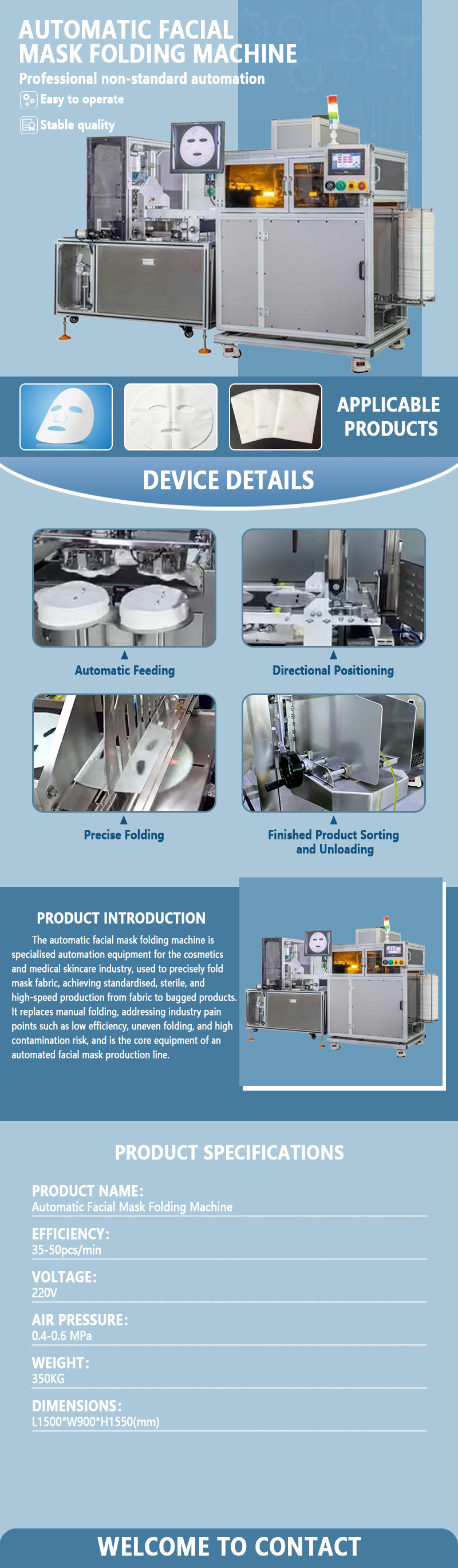 Automatic Facial Mask Folding Machine | Fully Automatic Facial Mask Folding Equipment | Automatic Non-woven Facial Mask Folding Production Line | Customization Available Automatic Facial Mask Folding Machine | Fully Automatic Facial Mask Folding Equipment | Automatic Non-woven Facial Mask Folding Production Line | Customization Available